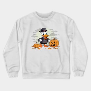 halloween duck lover Crewneck Sweatshirt